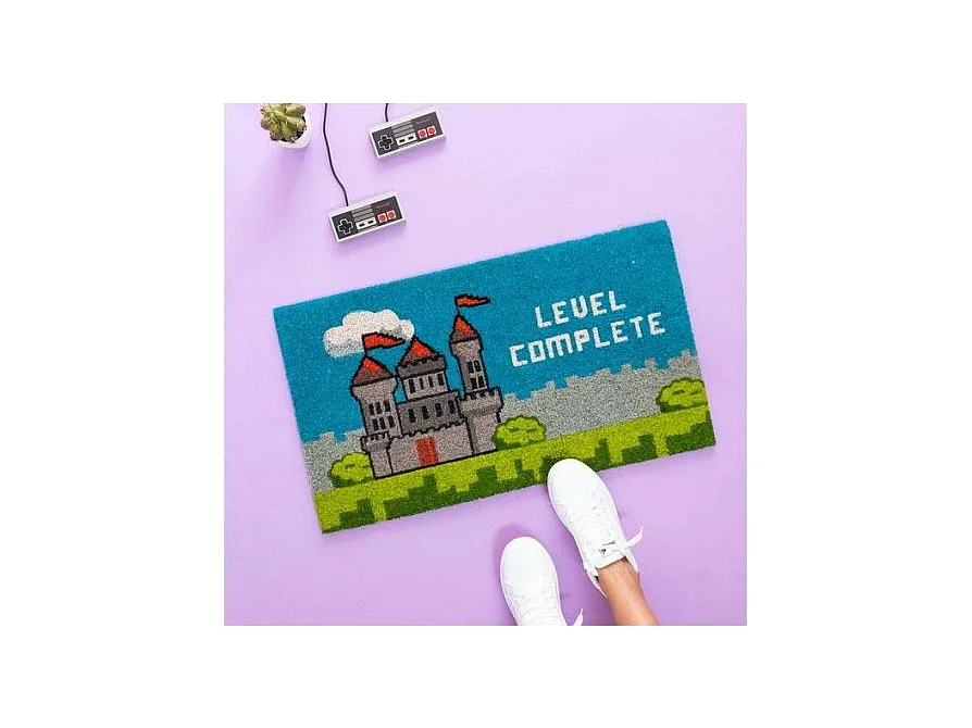 Paillasson déco en fibres de coco 70 x 40 cm Level complete