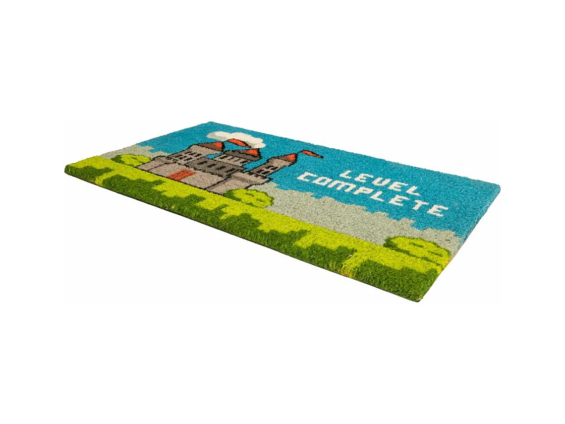 Paillasson déco en fibres de coco 70 x 40 cm Level complete