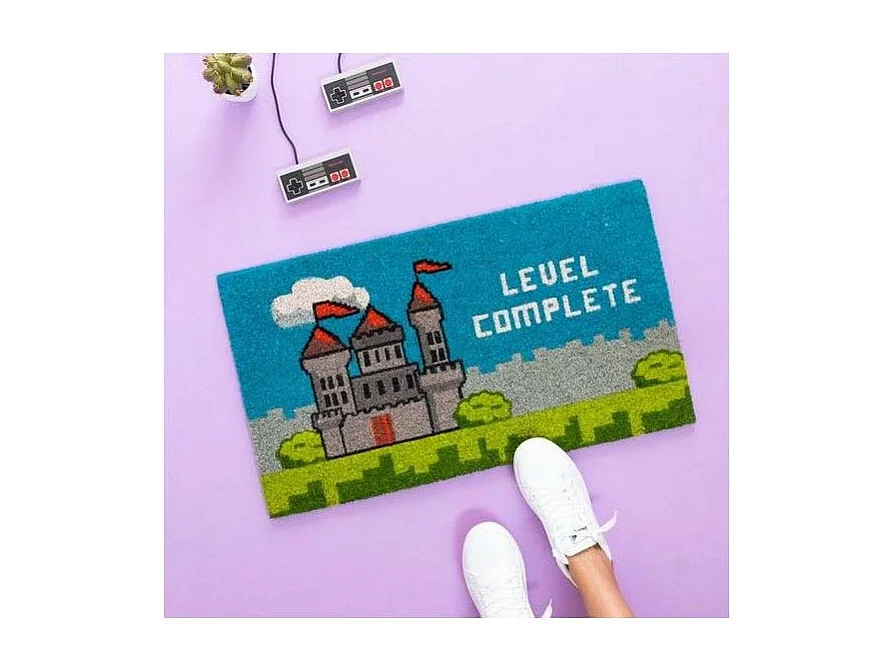 Paillasson déco en fibres de coco 70 x 40 cm Level complete