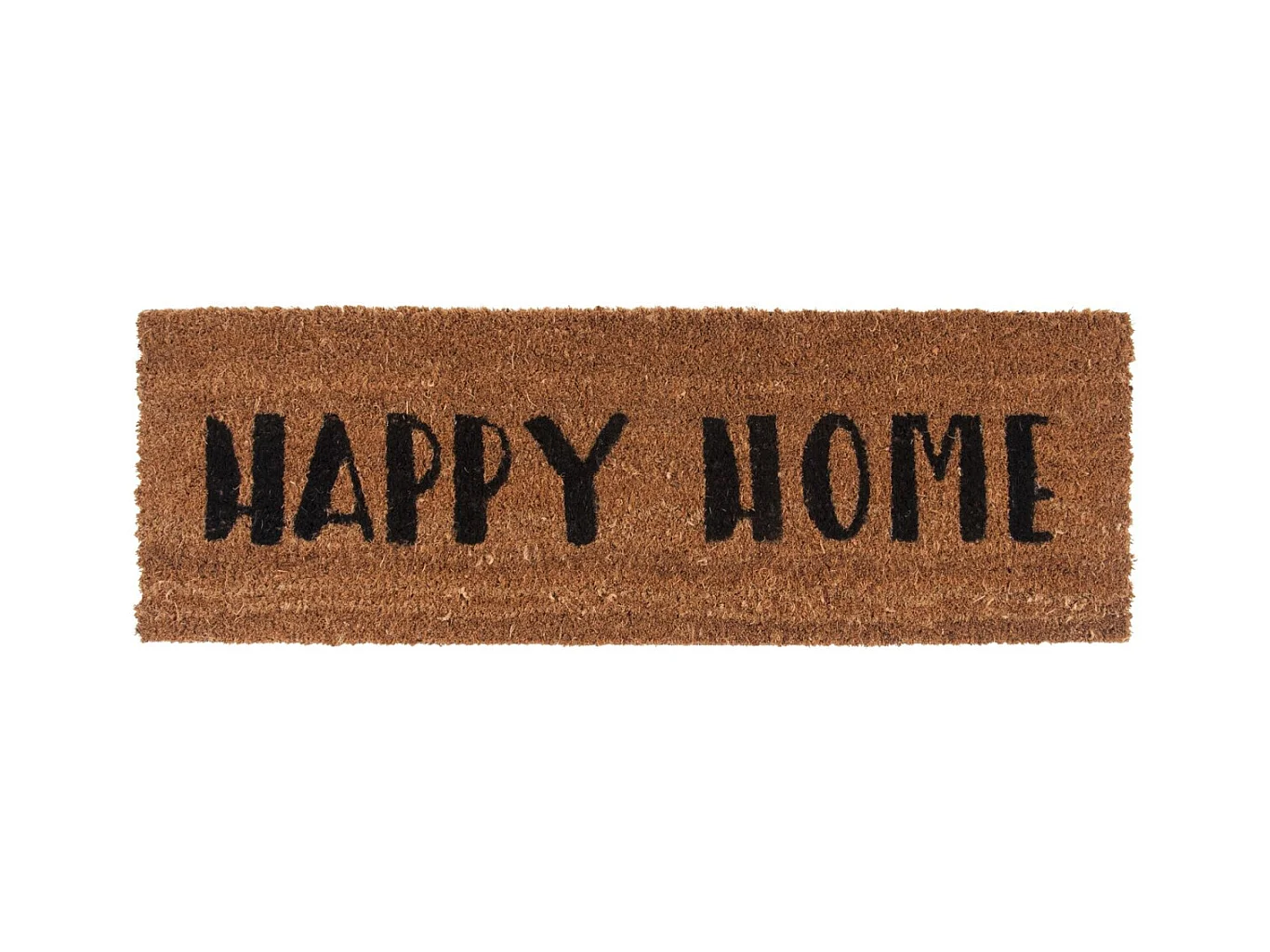 Paillasson en fibres de coco Happy Noir