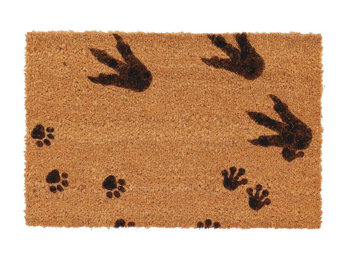 Paillasson en fibres de coco à personnaliser DIY Empreintes