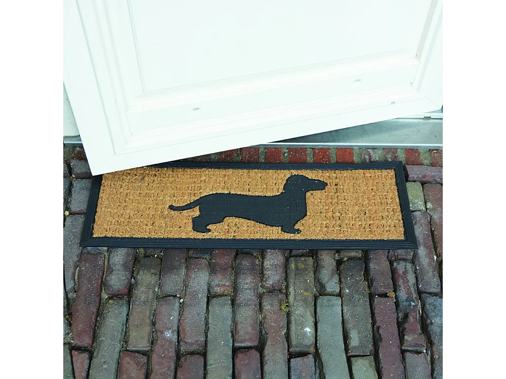 Estera de coco 75 x 25 cm Perro