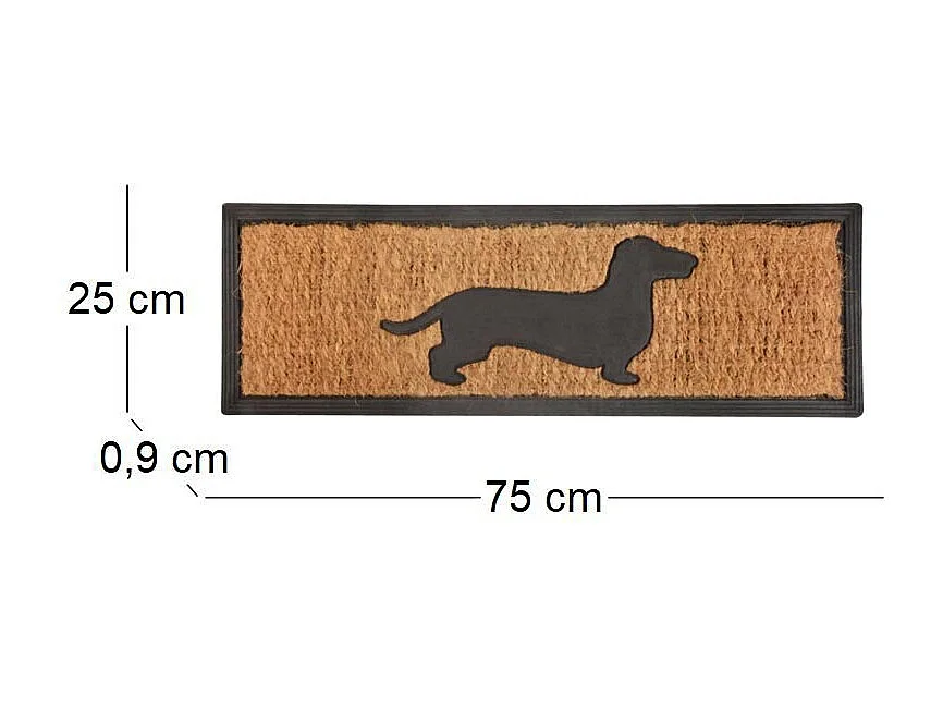 Stuoia in cocco 75 x 25 cm Cane