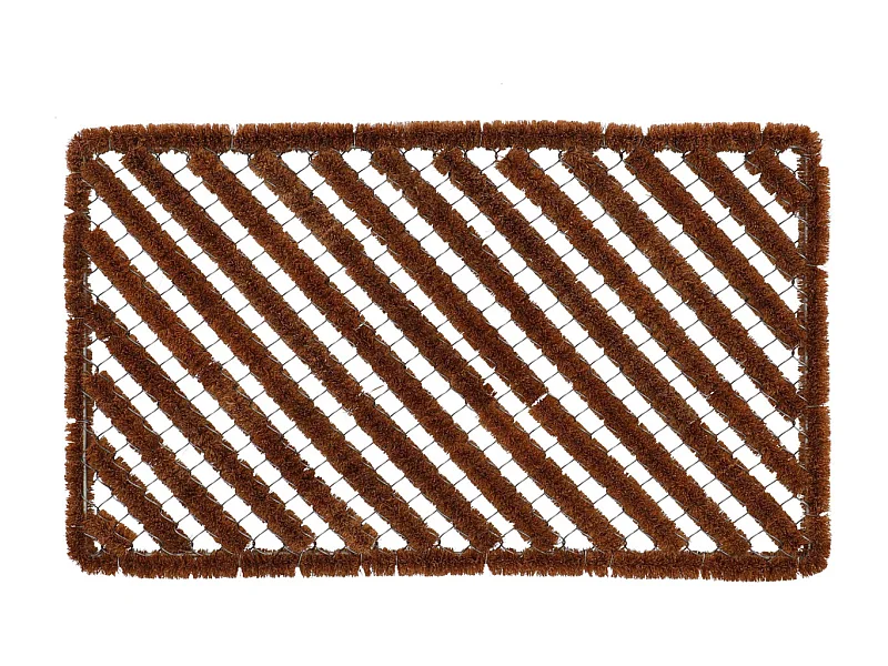 Paillasson spirale en fibres de coco 75 x 45 cm