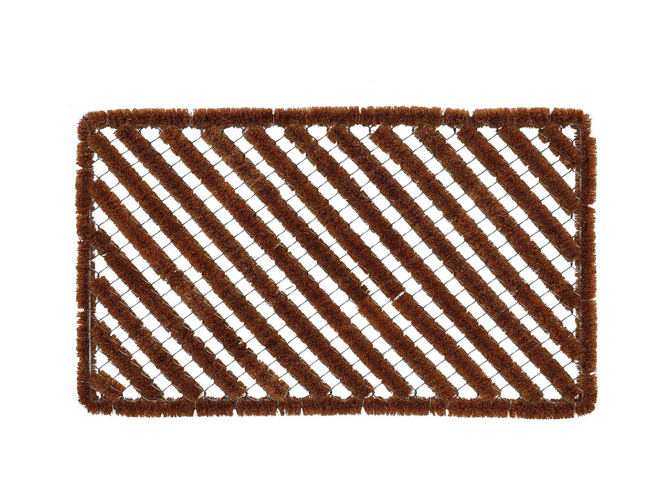 Paillasson spirale en fibres de coco 75 x 45 cm