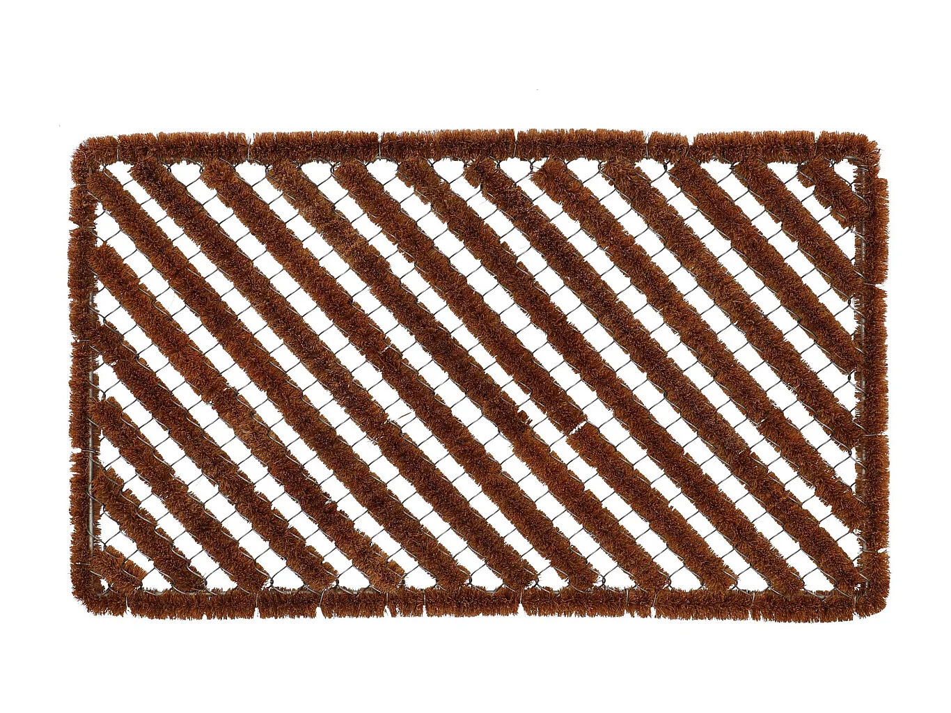 Paillasson spirale en fibres de coco 75 x 45 cm