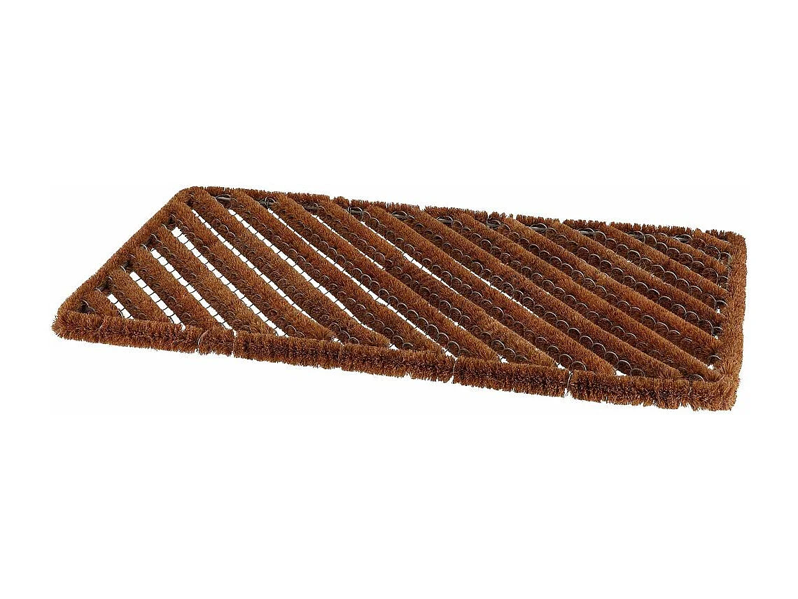 Paillasson spirale en fibres de coco 75 x 45 cm