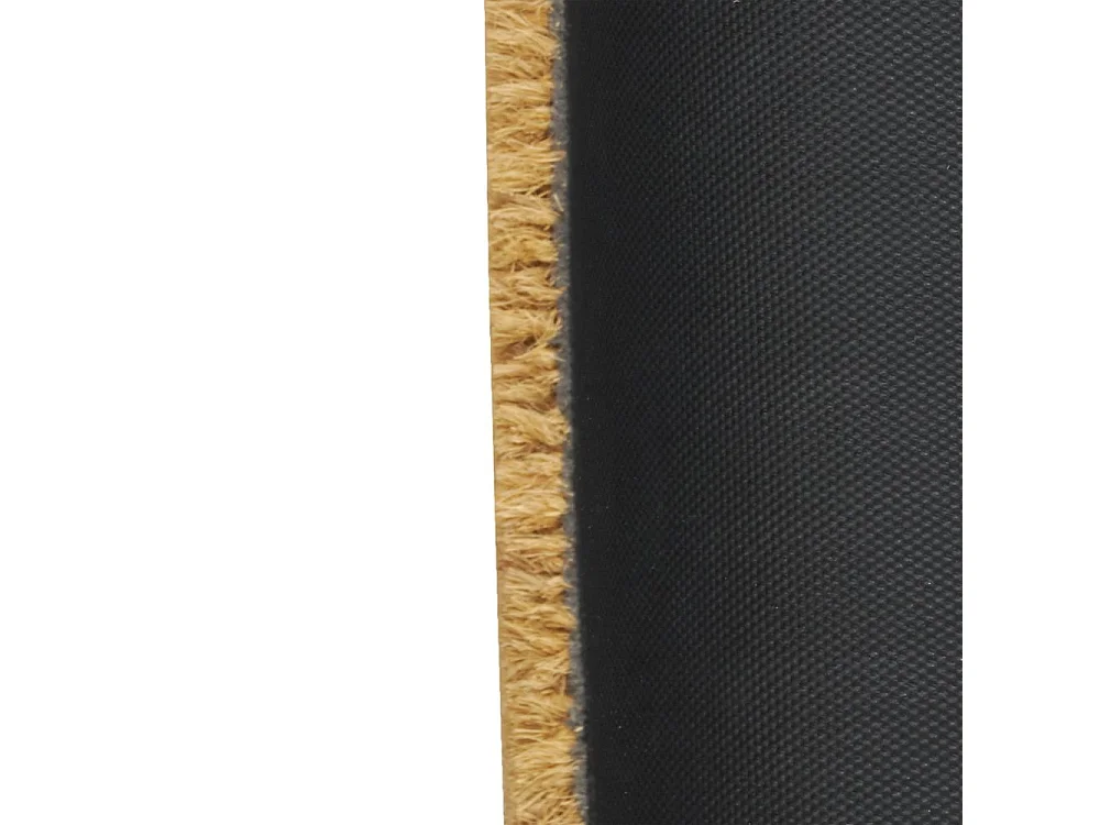 Paillasson coco intérieur extérieur 75 x 45 cm Tête de cerf contours