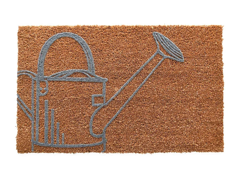 Paillasson en coco et PVC 60 x 40 cm Arrosoir