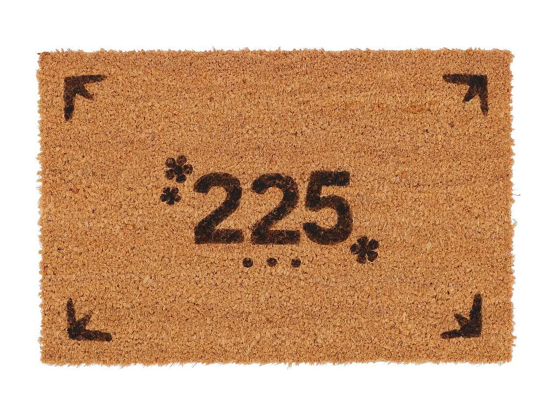 Paillasson en fibres de coco à personnaliser DIY Numéros