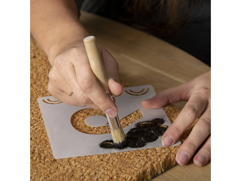 Paillasson en fibres de coco à personnaliser DIY Numéros