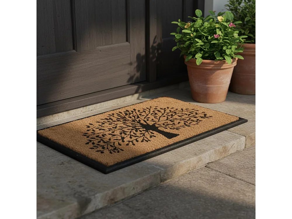 Paillasson arbre en coco et latex Longueur 70cm