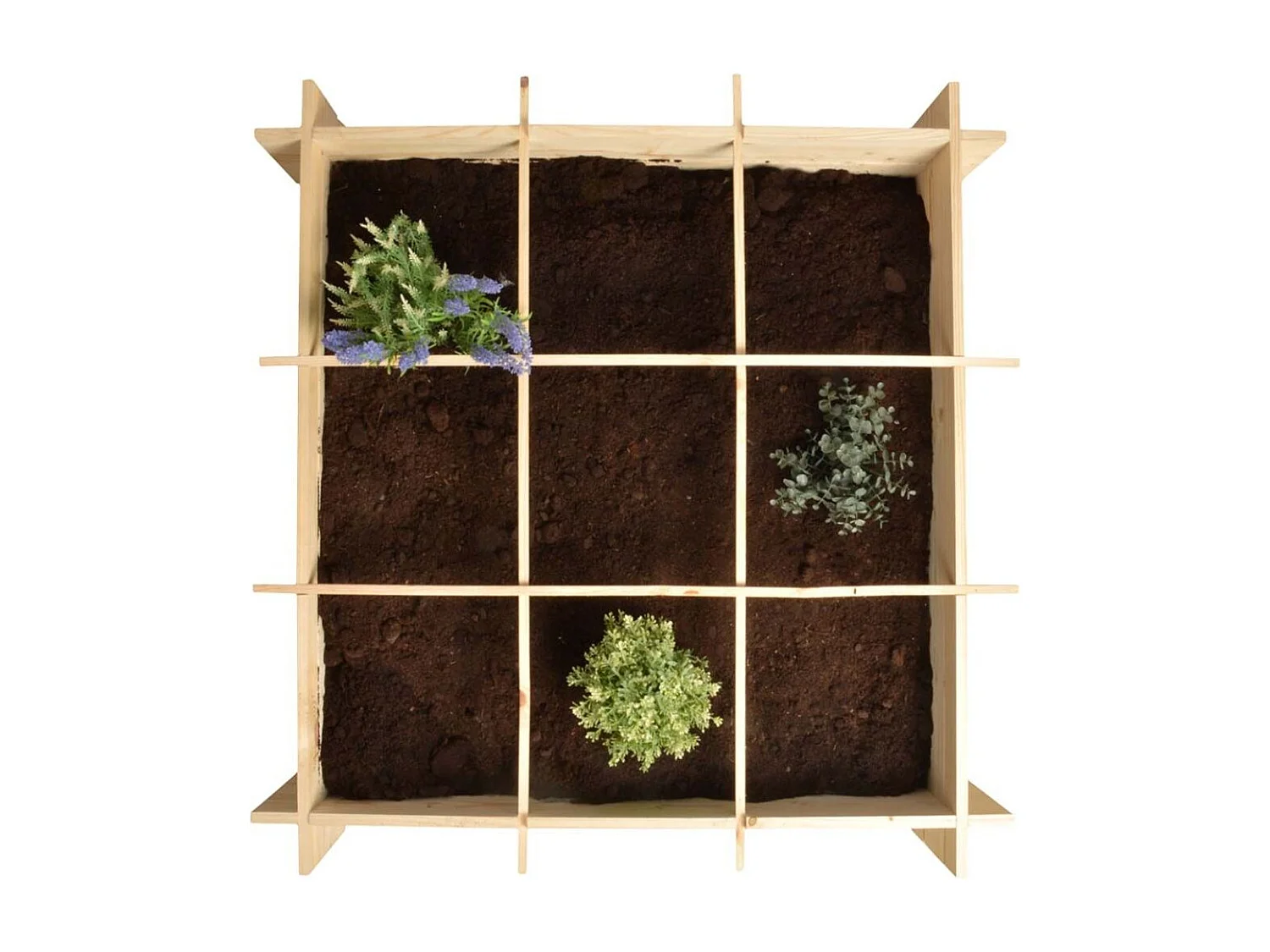 Carré potager en bois 1 mètre