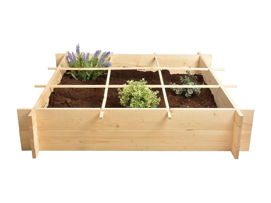 Carré potager en bois 1 mètre