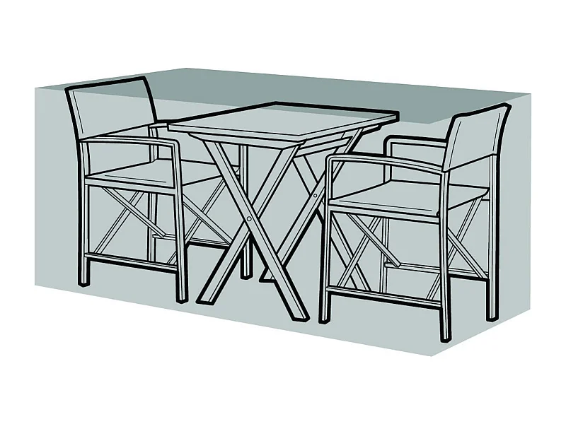 Schutzhülle für Gartenmöbel Bistro 2-Sitzer