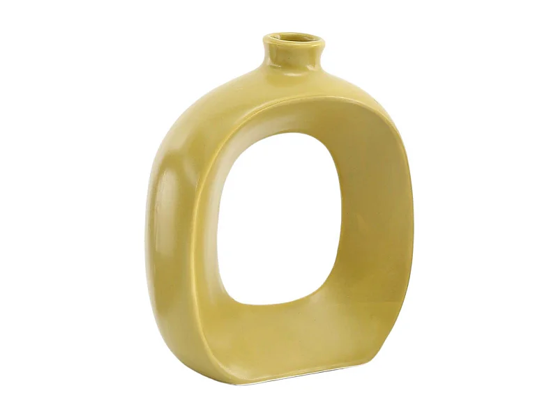 Vase en grès Oval 16 cm