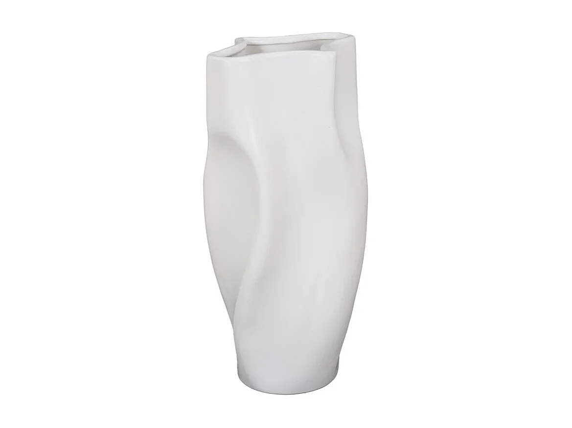 Vase Moderne Ceramique Blanc