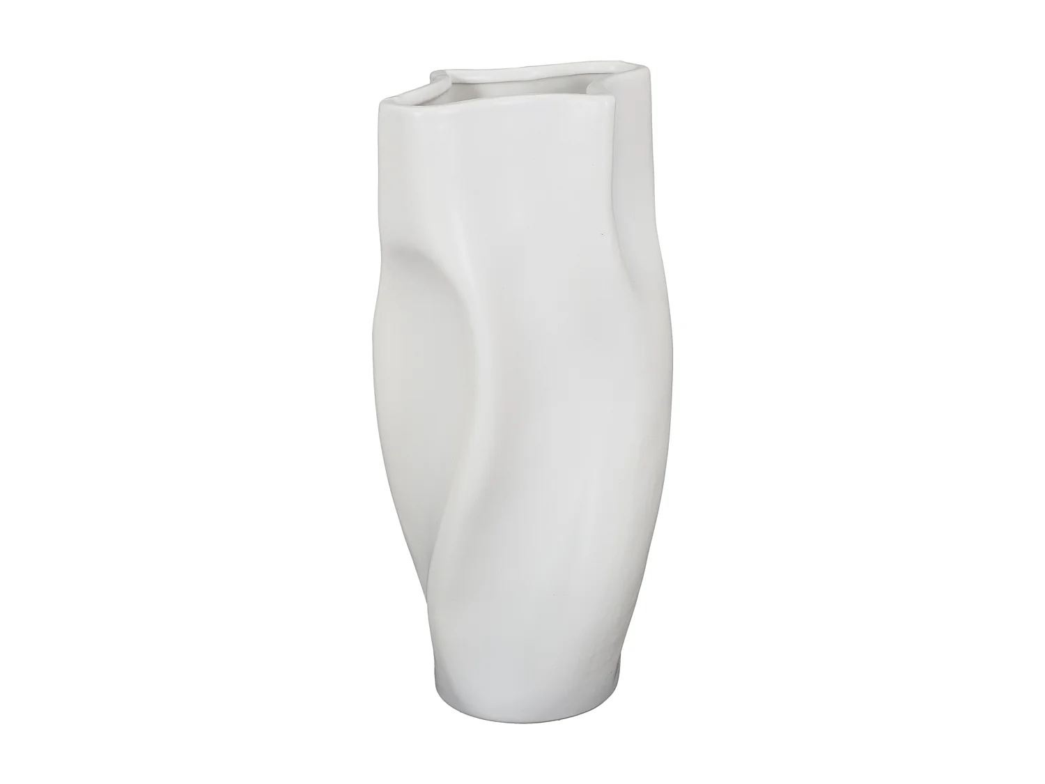 Vase Moderne Ceramique Blanc