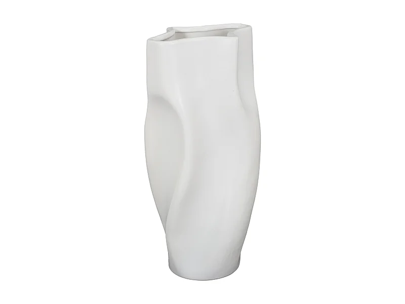Vase Moderne Ceramique Blanc