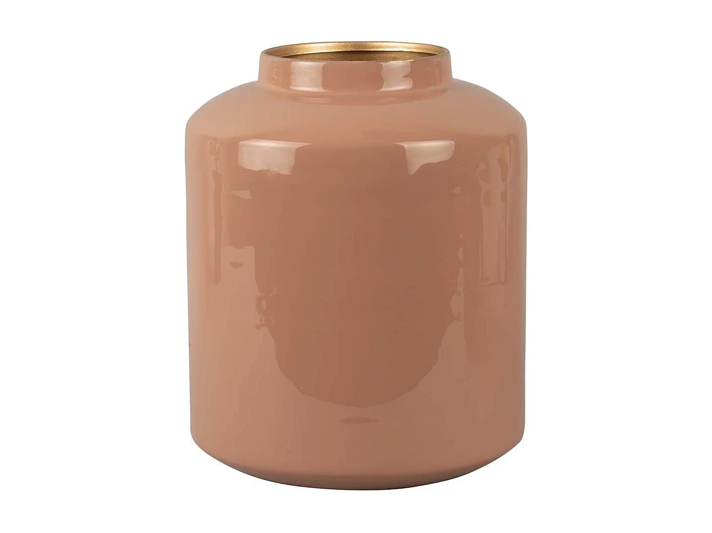 Vaso in metallo smaltato 19 x 23 cm