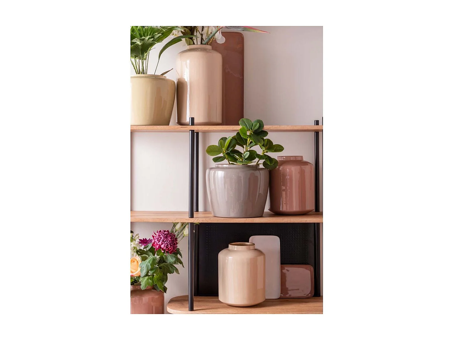 Vaso in metallo smaltato 19 x 23 cm