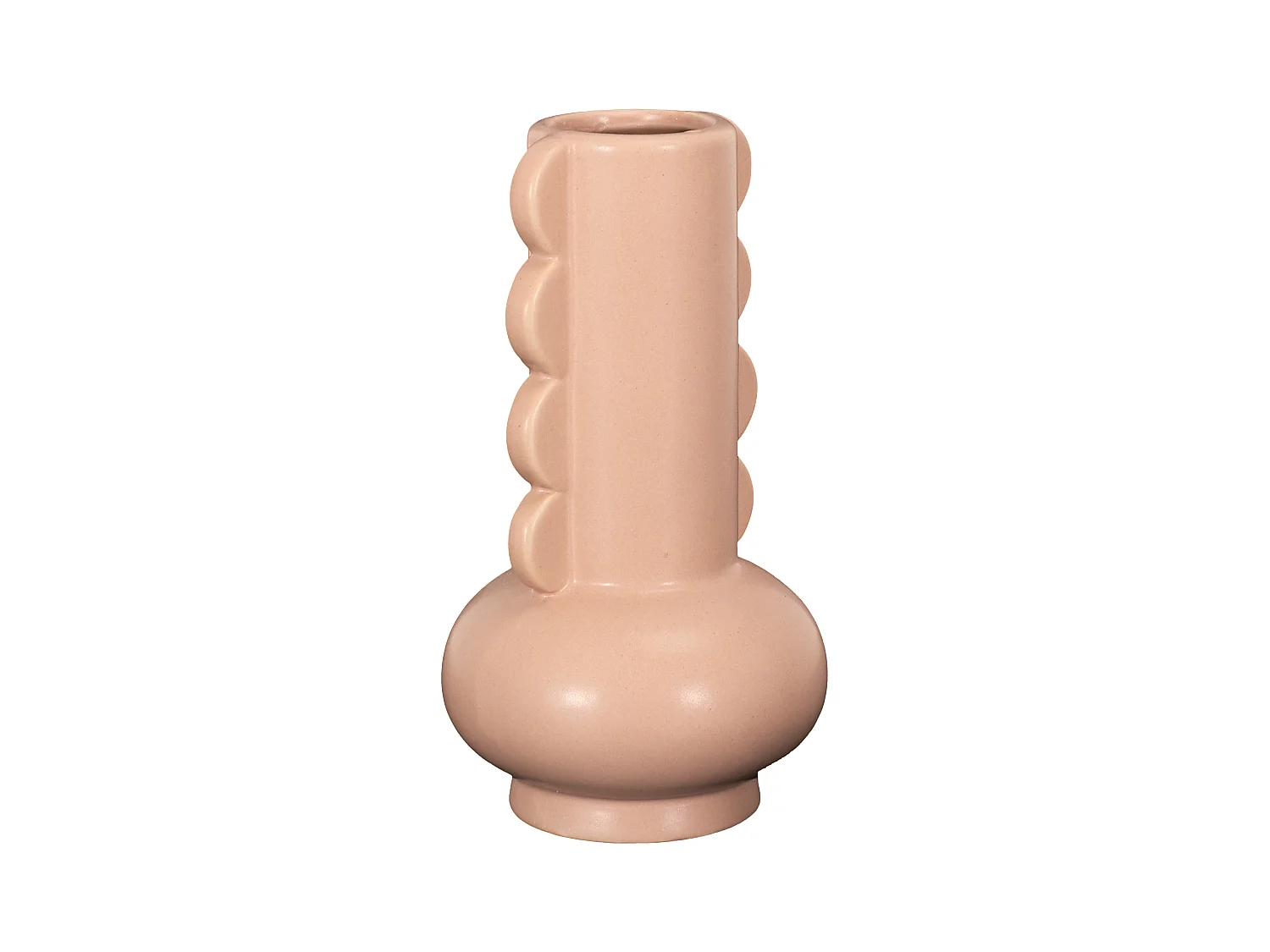 Vase Ceramique Lola Terracota H15cm For Brown Marron