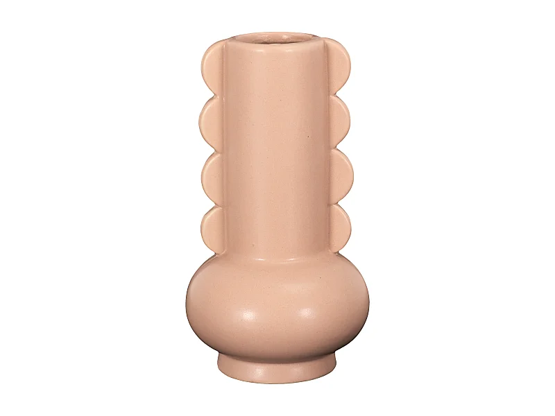Vase Ceramique Lola Terracota H15cm For Brown Marron