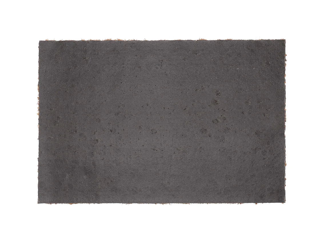Paillasson en coco et PVC 60 x 40 cm Uni