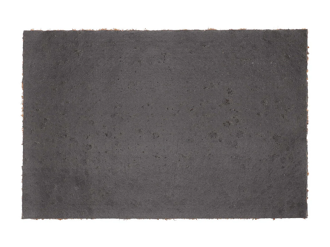 Paillasson en coco et PVC 60 x 40 cm Uni