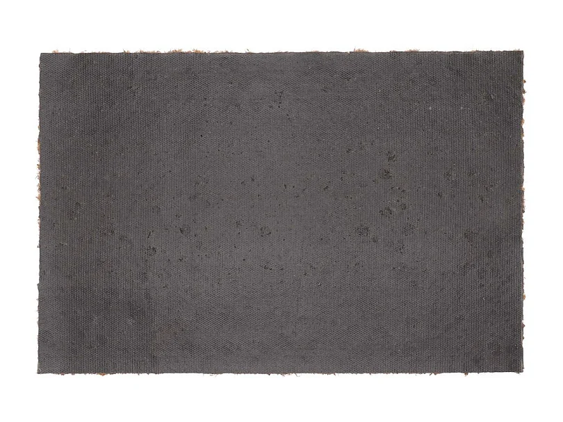 Paillasson en coco et PVC 60 x 40 cm Uni