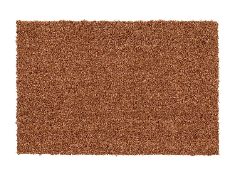 Paillasson en coco et PVC 60 x 40 cm Uni