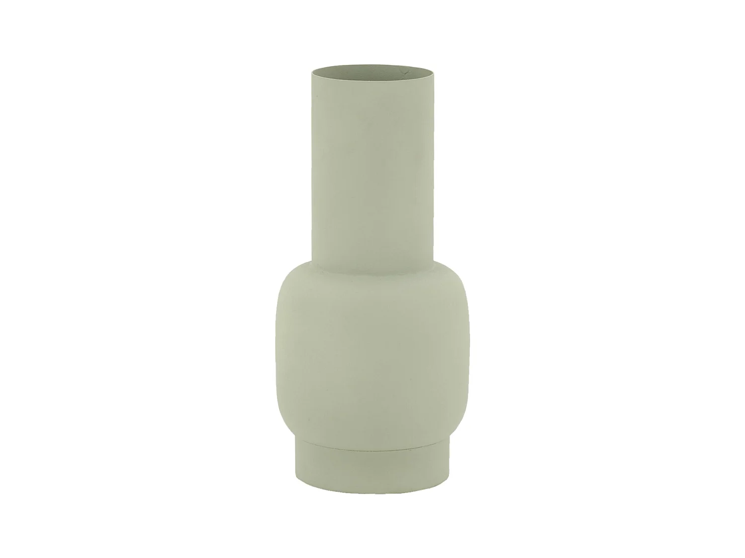 Vase en métal  Sauge