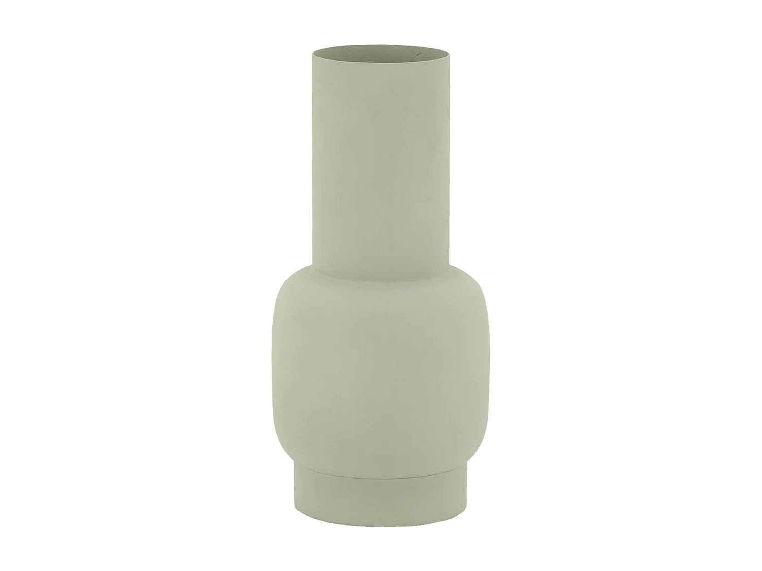 Vase en métal  Sauge