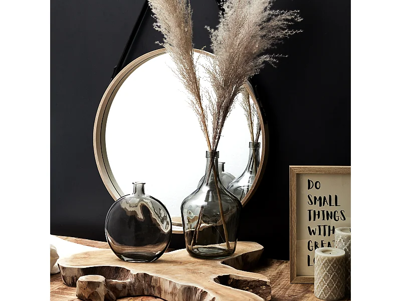 Lot De 2 Vases Verre Bonbonne