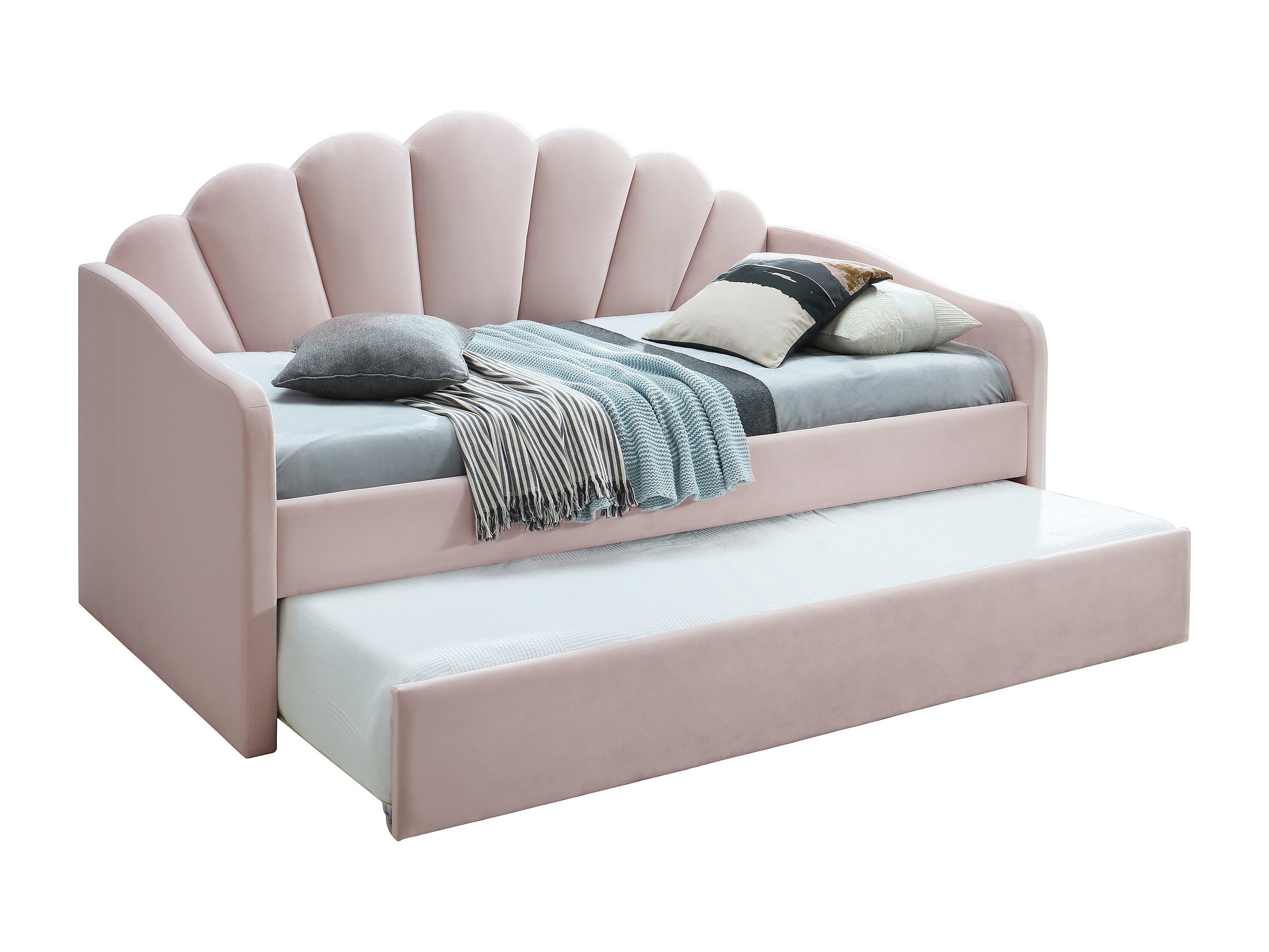 MiLeo Coperta Per Bambini, Motivo A Conchiglie, 80 X 100 Cm, Per