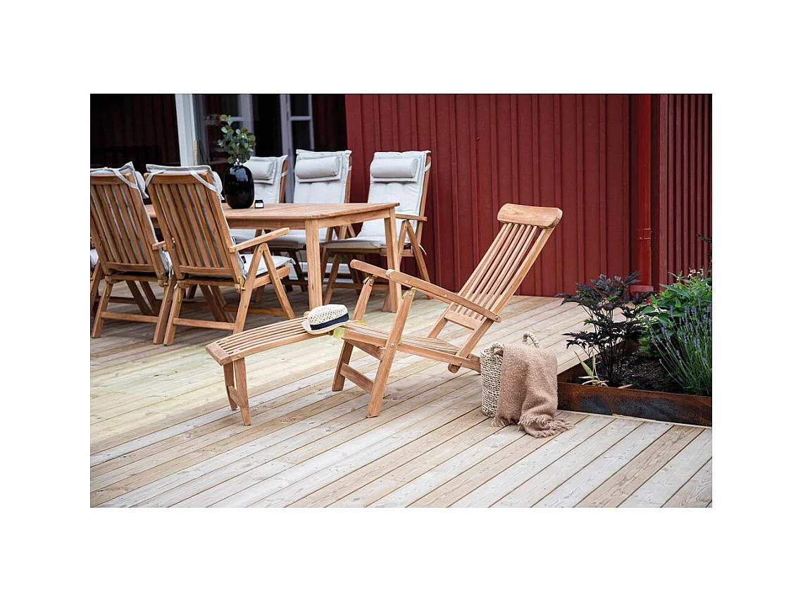 Kenya Sonnenliege, Liegestuhl Teak.