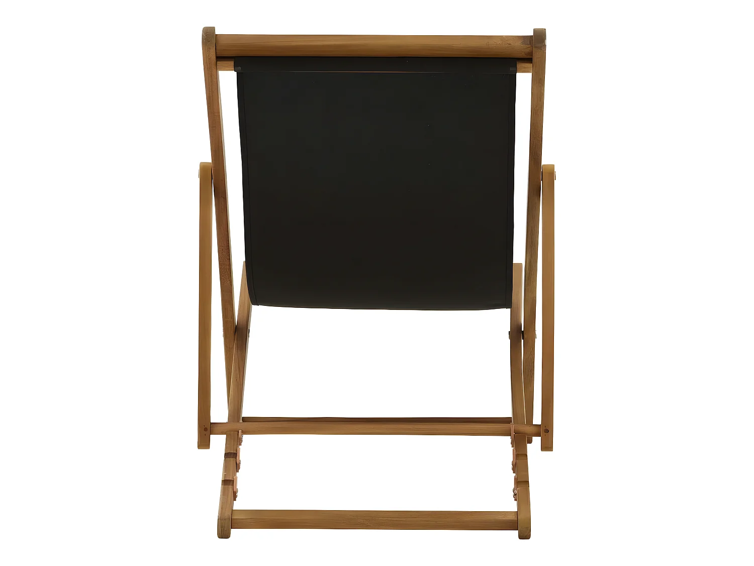 Chilienne en Bois "Peachy" 105cm Naturel & Noir