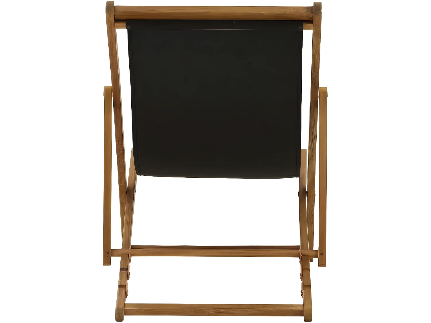 Chilienne en Bois "Peachy" 105cm Naturel & Noir