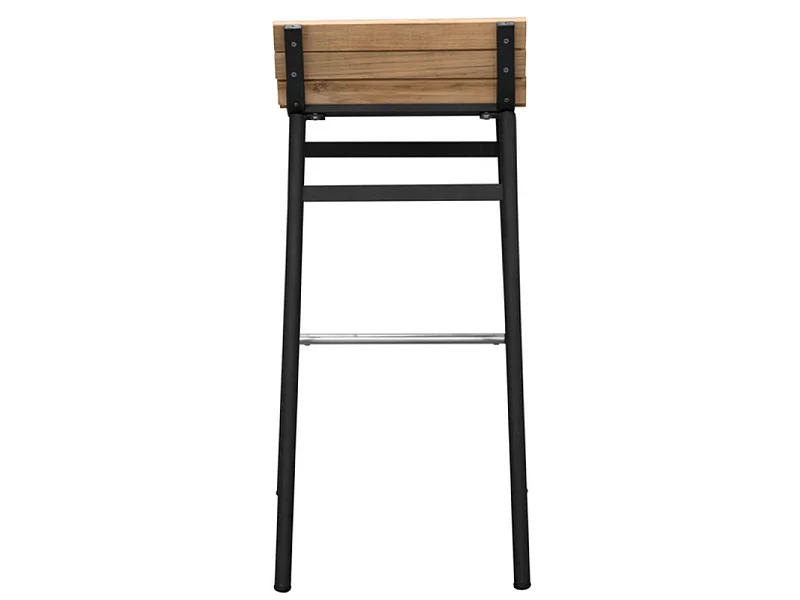 Ensemble Table de Bar de Jardin & 4 Tabourets "Mexico" 95cm Naturel