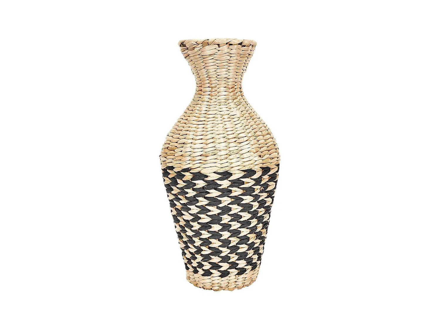 Jarre en jonc tressé 42 cm