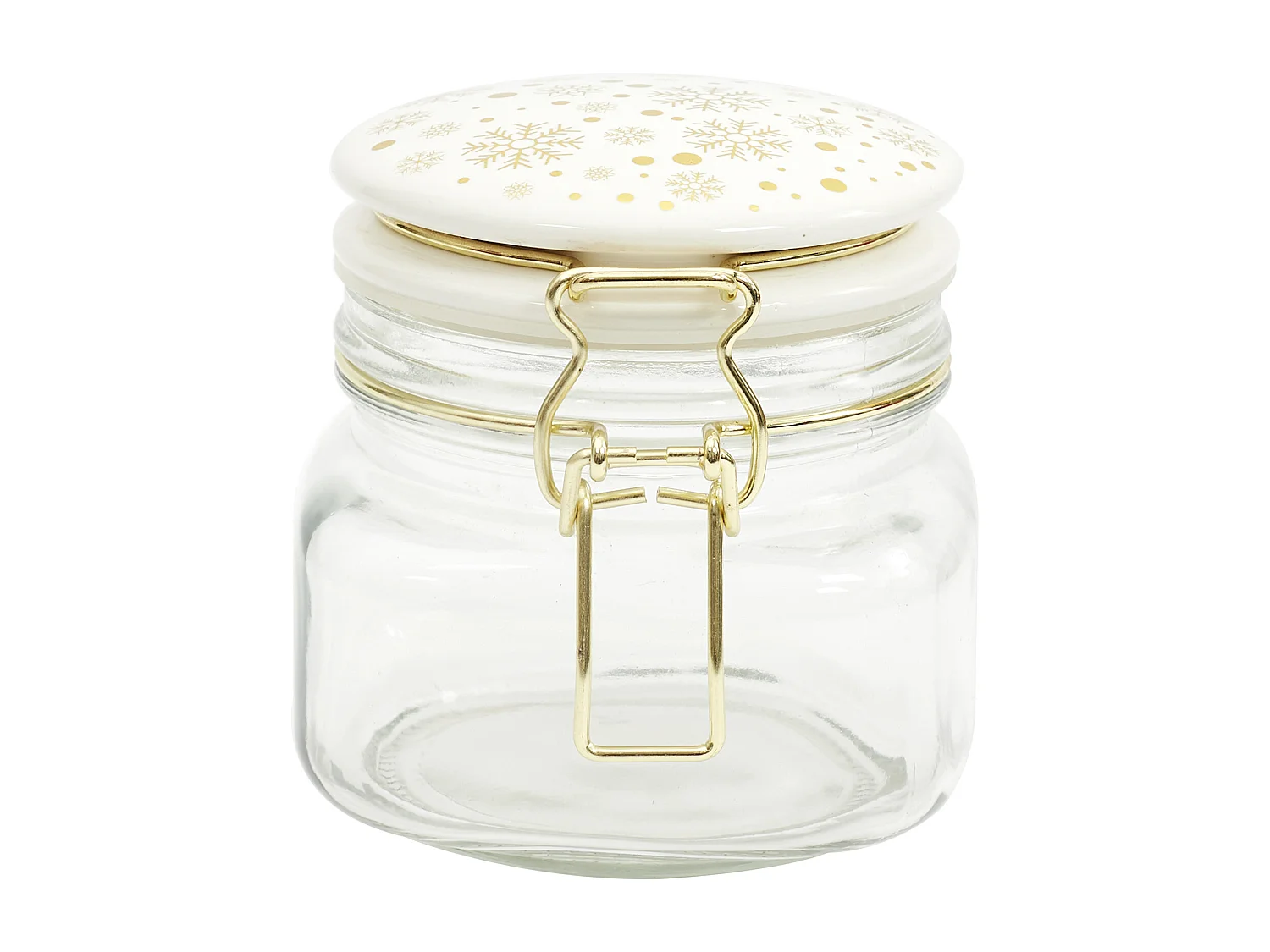 Lot De 2 Bocaux En Verre Couvercle Ceramique2