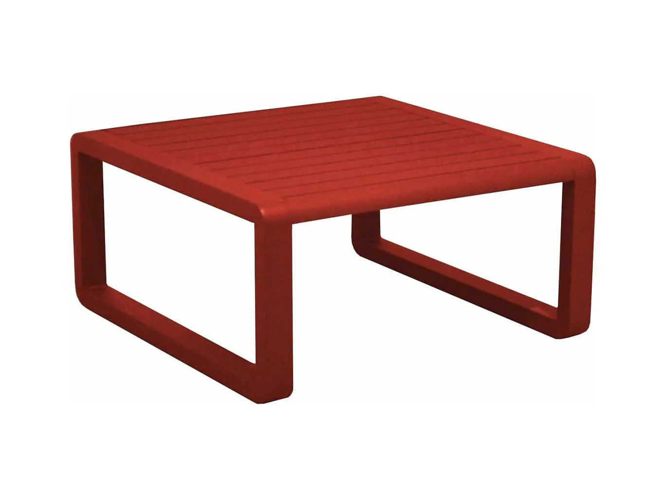 Table basse de jardin en aluminium 80x80 cm Tonio