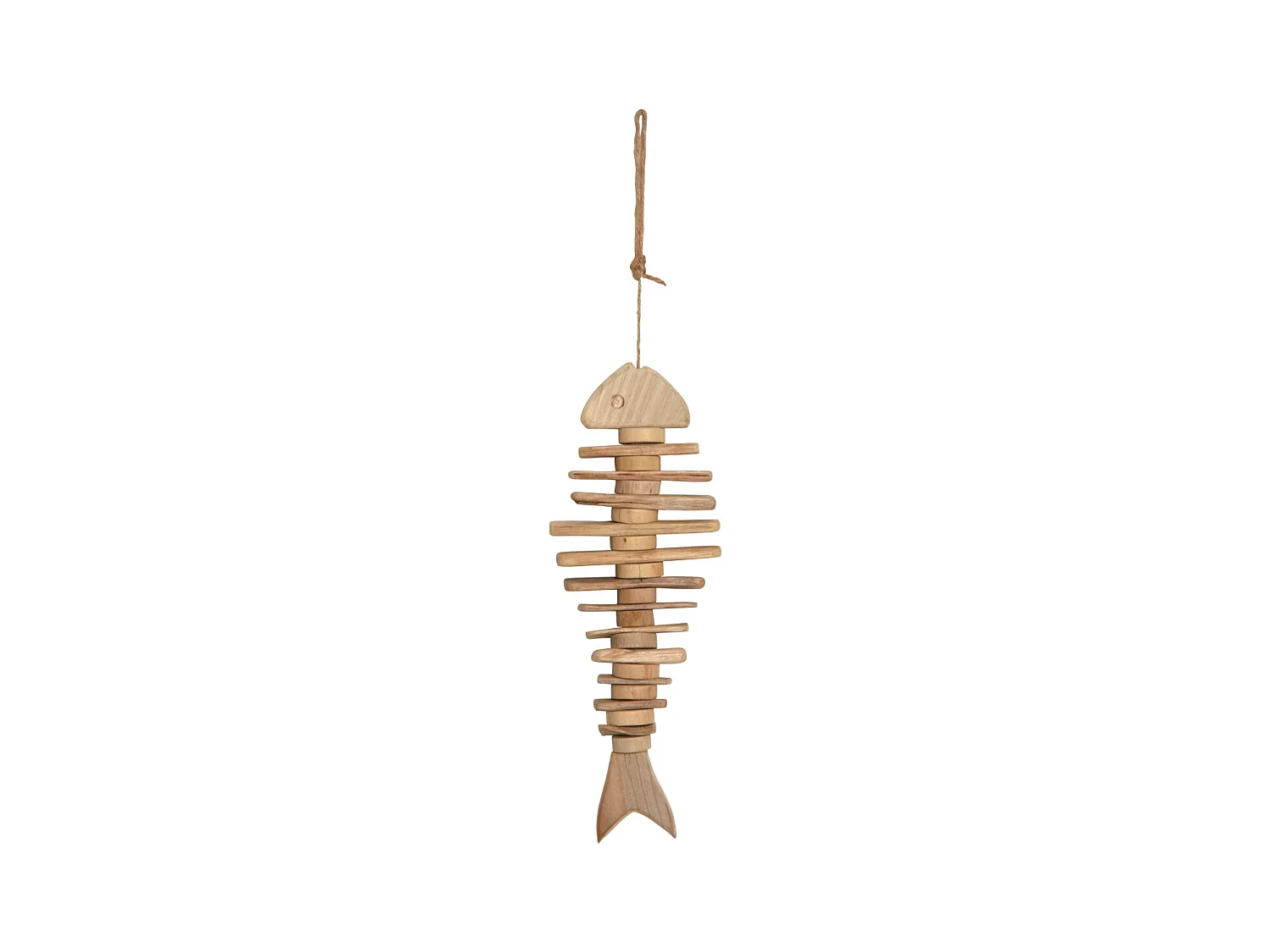 Poisson en bois flotté suspendu – Déco murale naturelle et modulable