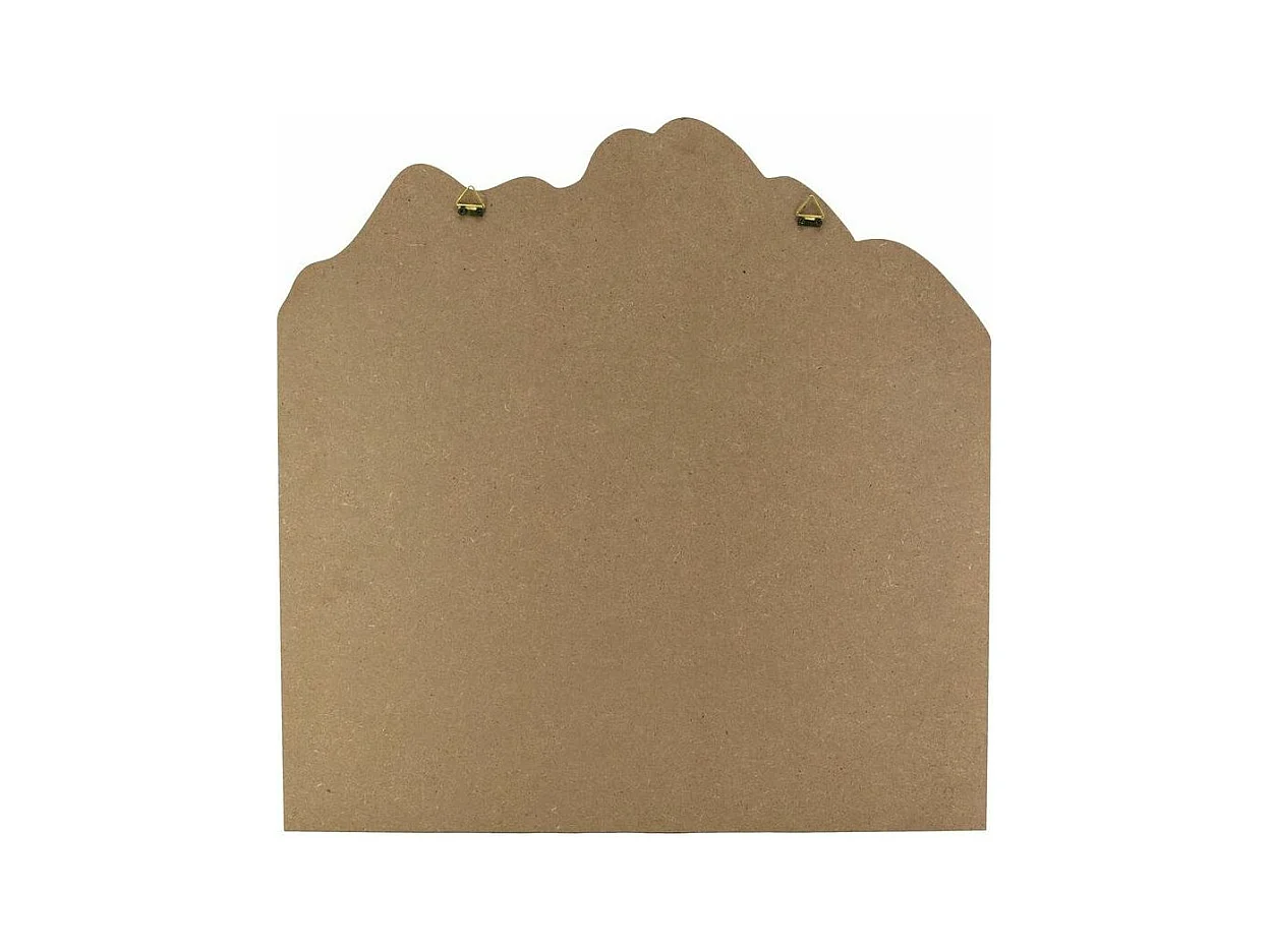 Décoration murale en bois et métal Cerf