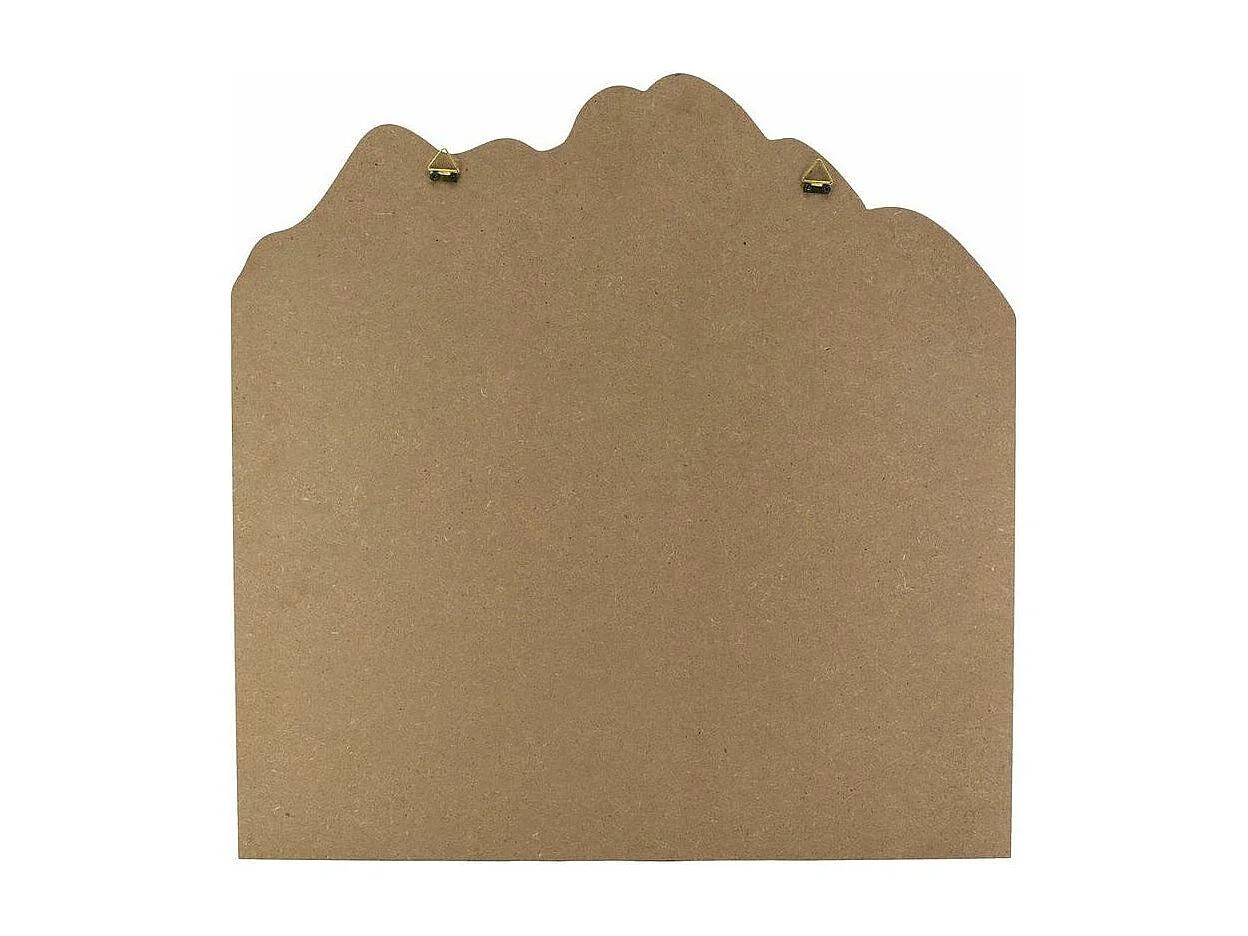 Décoration murale en bois et métal Cerf