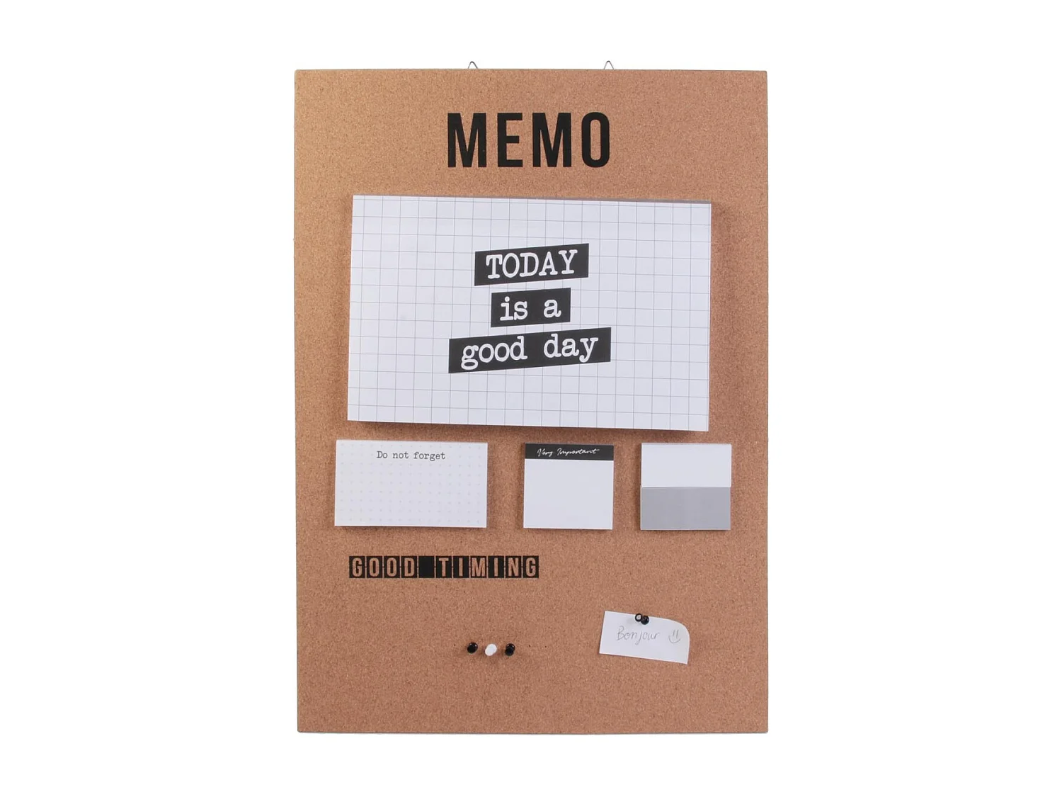 Mémo Calendrier Perpétuel "Working" 60cm Naturel