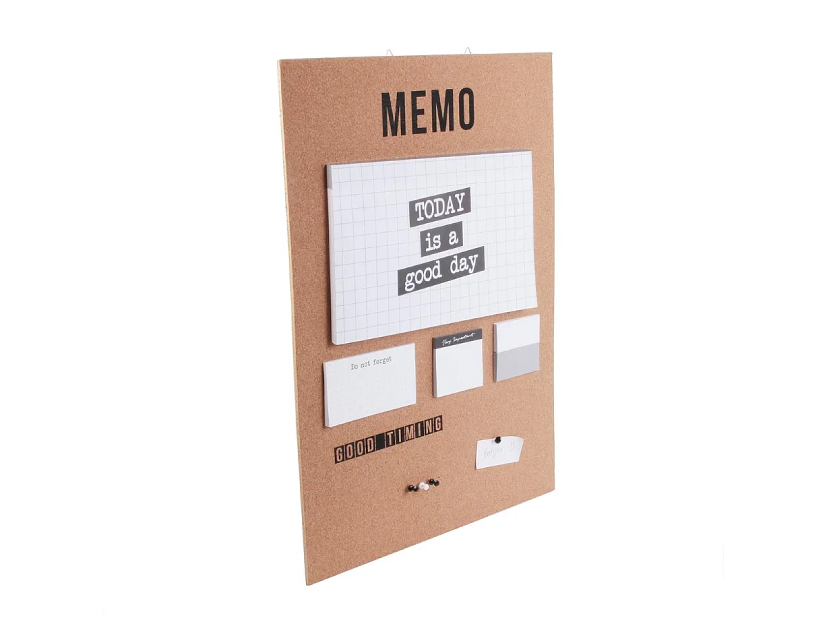 Mémo Calendrier Perpétuel "Working" 60cm Naturel