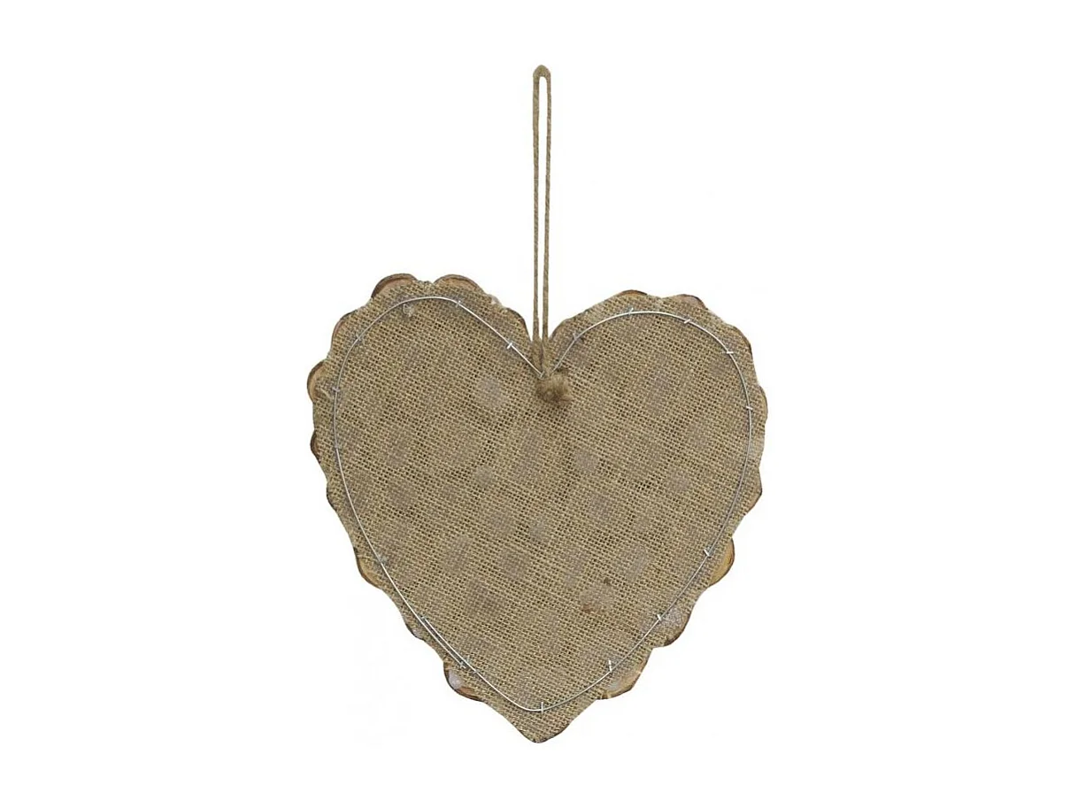 Coeur à suspendre en bois Grand