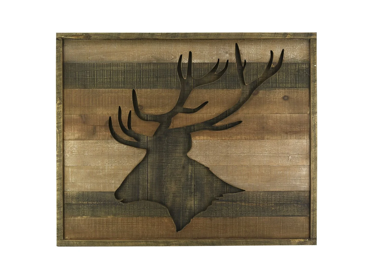 Cadre en bois Cerf