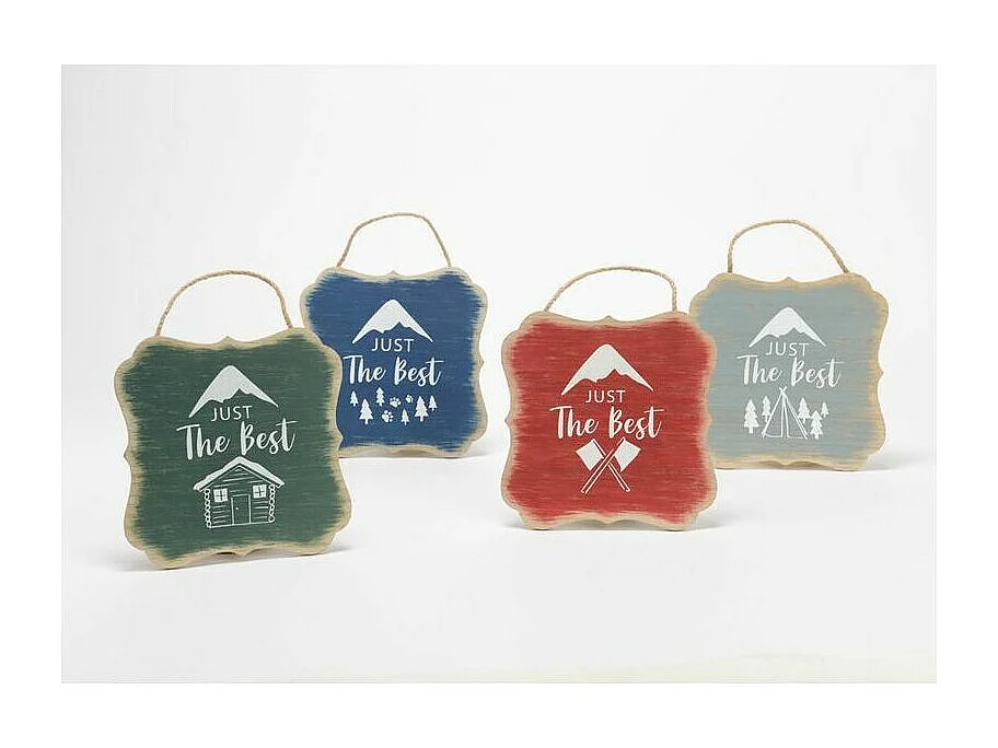 Décorations à suspendre Just the best (Lot de 4)